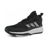 Championes de básquet Adidas Ownthegame 3.0, color negro con detalles en blanco.