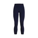 Calza deportiva color salmón, tiro alto, corte capri y bolsillo lateral.