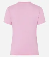 Remera básica de media malla color blanco, con cuello redondo y mangas cortas.