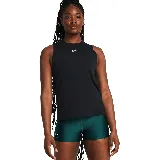 Musculosa deportiva Under Armour Rival Muscle Tank, color negro, con logo estampado en el pecho.