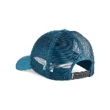 Gorra Puma Prime Trucker color azul con paneles traseros de malla y logo bordado en el frente.