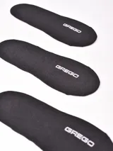Pack de tres pares de medias invisibles negras.