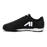 Championes de fútbol Austral para hombre, color negro con detalles en blanco.