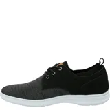 Zapatilla urbana Hush Puppies modelo Port, color tostado, con capellada de cuero y malla, cordones y suela con tecnología ZeroG de EVA.