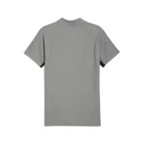 Polo gris de hombre con detalles en negro y amarillo. Logo de Puma bordado en amarillo en el pecho y escudo del Club Atlético Peñarol bordado en el pecho.