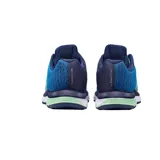 Championes de running 361 Strata 4, color azul con detalles en verde. Cuentan con sistema de cordones MORPHIT, tecnología QU!KFOAM en la mediasuela y plantilla ORTHOLITE.