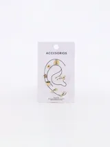 Conjunto de 8 caravanas individuales en color dorado, ideales para combinar y personalizar tu estilo.