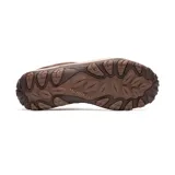 Zapatillas de senderismo Merrell Accentor 3 WP para hombre, color marrón. Capellada de gamuza y malla, cierre con cordones, puntera de goma protectora, plantilla extraíble Kinetic Fit™ BASE y entresuela de EVA moldeada por compresión.