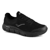 Championes Joma Zen Men 2321 color negro, de diseño urbano, con capellada de malla transpirable, plantilla Memory Foam y suela con tecnología Slip-Resistant.