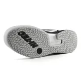 Championes Hi-Tec Squash Classic blancos con detalles en gris, negro y azul.