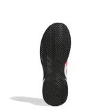 Championes Adidas Gamecourt 2.0 blancos con detalles en rojo y negro.