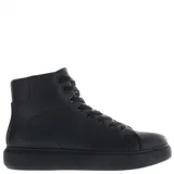 Championes negros para hombre con diseño alto y suela de plataforma.