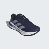 Championes Adidas Galaxy 7 color azul con detalles en gris y blanco.