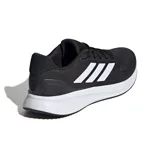Championes Adidas Runfalcon 5 negros con detalles en blanco y logo de la marca en los laterales.