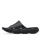 Sandalias Columbia Thrive Revive negras, diseñadas para la recuperación después de actividades físicas. Cuentan con entresuela de espuma ligera, suela de alta tracción Adapt Trax™ y ventilación lateral. Se recomienda pedir un talle menos.