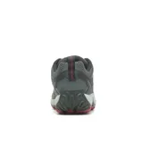 Zapatillas de senderismo Merrell Crosslander 3 para hombre, color gris y negro con detalles en rojo.