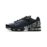 Zapatillas Nike Air Max Plus 3, color negro con detalles en blanco y gris.