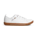 Championes Skechers BOBS B Cute 2.0, color blanco, de estilo casual. Confeccionados en lona de algodón vegano con detalles deshilachados, cordones decorativos y plantilla Skechers Memory Foam.