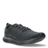 Championes de running New Balance color gris oscuro, con detalles en verde y logo "N" en el lateral.