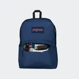 Mochila ultraligera con diseño en color negro con estampado de circuitos, correas acolchadas y compartimento organizador.