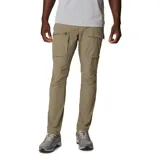 Pantalón de senderismo color caqui, repelente al agua y resistente a las manchas, con tejido elástico en dos direcciones. Cuenta con cinturón integrado removible, bolsillos laterales, bolsillo de seguridad con cremallera, bolsillo cargo, pernera con ceñidor en el dobladillo, bolsillos traseros, trabilla multiuso para el cinturón y malla de ventilación en la parte posterior de las rodillas.