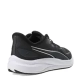 Championes Puma Skyrocket Lite 2, color negro con detalles en blanco y plateado, ideales para running.