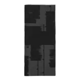 Cuello multifuncional Buff Coolnet Uv® Wety Graphite, color negro con logo de la marca.