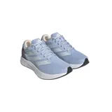 Championes Adidas Duramo RC color celeste con detalles en blanco y suela negra.