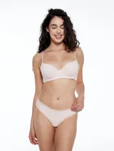 Pack de dos colaless de algodón con estampado de cebra en tonos rosa y blanco, con terminaciones de encaje rosa.