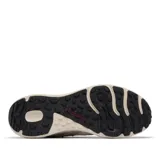 Championes de senderismo Columbia Konos TRS para hombre, color beige con detalles en negro y rojo. Capellada de malla técnica con superposiciones sin costuras, sistema Navic Fit para sujeción en el mediopié, entresuela Techlite+ con almohadillas de desviación y suela Adapt Trax para tracción en superficies secas y mojadas.