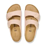 Sandalias con doble correa ajustable de color beige, con suela de corcho y diseño anatómico.