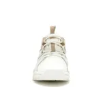 Zapatillas urbanas Caterpillar Raider Sport, color blanco con detalles en dorado y beige.