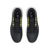 Championes de básquet Under Armour Lockdown 7, color negro con detalles dorados y logo de la marca en el lateral.