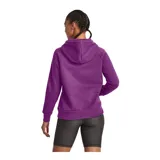 Buzo negro Under Armour de corte clásico, con capucha y logo grande estampado en el frente. Confeccionado en tejido Fleece ligero, cómodo y cálido.