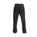 Pantalón de jogging negro Adidas Essentials con logo blanco bordado en el muslo izquierdo.