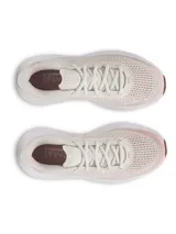Championes de running Under Armour Charged Rogue 5 para mujer, color lila y gris con logo en el lateral.