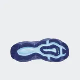 Championes de running Skechers modelo Aero Burst, color violeta con detalles en celeste. Poseen una parte superior de malla transpirable, plantilla Arch Fit® extraíble, entresuela con tecnología HYPER BURST ICE™ y suela de alto rendimiento Goodyear®.