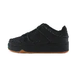 Championes Topper Araka Low de cuero sintético color negro con suela marrón.