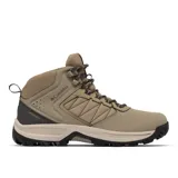 Botas de trekking Columbia Transverse Hike Waterproof color beige con detalles en marrón y negro. Fabricadas con cuero y malla, con tecnología impermeable y transpirable Omni-Tech™, entresuela TechLite™ para amortiguación y suela Omni-Grip™ para tracción en terrenos variados.