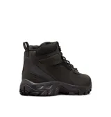 Bota de senderismo Columbia Newton Ridge Plus II, color marrón, con capellada de cuero recubierto de PU, ante y malla. Cuenta con tecnología Omni-Tech™ impermeable y transpirable, entresuela TechLite™ para amortiguación y suela Omni-Grip™ para tracción en todo tipo de terrenos.