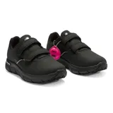 Championes deportivos Joma C500 Lady color negro, con ajuste de velcro, confeccionados en material sintético con tecnología ONE PIECE que elimina las costuras. Suela antideslizante con tecnología SLIP-RESISTANT y entresuela de phylon seccionada para mayor flexibilidad.