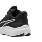Championes Puma Skyrocket Lite 2 para running, color negro con detalles en blanco.