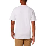 Remera de hombre Columbia de manga corta, color negro, con logo de la marca estampado en el pecho y en la manga.