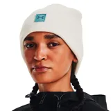 Gorro de lana Under Armour negro con logo bordado en el frente.