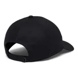 Gorra unisex Columbia Provisions Ball Cap negra de algodón. Presenta logo de la marca bordado en blanco en el frente y cierre trasero con velcro ajustable.