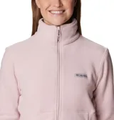 Campera polar Columbia Basin Trail III Full Zip para mujer, color azul marino. Con cierre frontal completo y bolsillos laterales con cierre.
