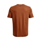 Remera celeste de Under Armour, corte clásico, mangas cortas y logo estampado en el pecho.