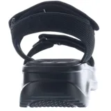 Sandalias Azaleia color piel con plataforma y ajuste con velcro.