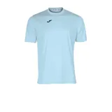 Remera deportiva de hombre marca Joma, color celeste con logo negro en el pecho.