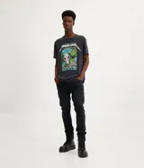 Pantalón de jean skinny negro.